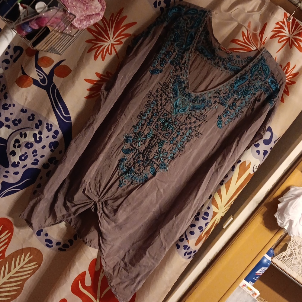 Johnny Was Tunic dress cover up